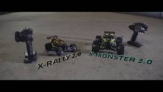 Samochody RC Overmax  rozpocznij wyścig Xmonster 30 and Xrally 20 RC cars [upl. by Ettennahs]