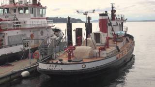 Seattle Fireboat Alki amp Leschi [upl. by Euqinue]