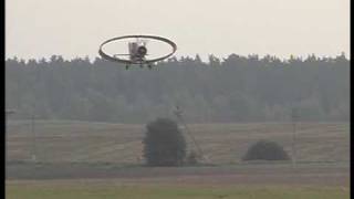 An oval closed wing plane Flight on a circle mpg [upl. by Merari275]