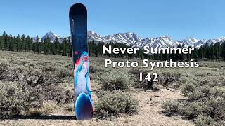 Never Summer Women’s ProtoSynthesis 2022 Snowboard Revew [upl. by Cudlip]