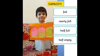 LEARNING CAPACITY  Measurement  Preschool  capacity for kids  Comparing capacity kindergarten [upl. by Andrews385]