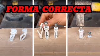 como colocar un tarugo sin romperlo tips hazlotumismo diy ideas [upl. by Virendra634]