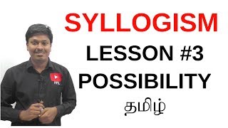 SYLLOGISM LESSON3TAMILPossibility [upl. by Gabriel884]