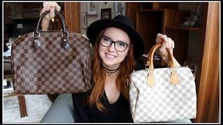 Louis Vuitton Speedy 25 VS Speedy 30  Luxury Bag Review [upl. by Gibb304]