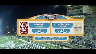 GHSA Playoff Round 1 McEachern vs Lowndes  Nov 13 2015 [upl. by Halil]