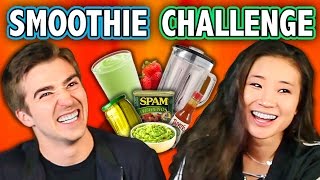 GROSS SMOOTHIE CHALLENGE ft React Cast amp FBE Staff  Challenge Chalice [upl. by Dralliw]