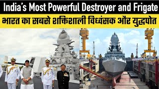 Indias Most Powerful Frigate and Destroyer Launched [upl. by Ware]