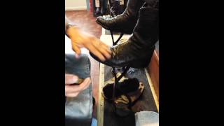 Ernies Shoe Shine Parlor  Boot Shine ASMR [upl. by Asenab]