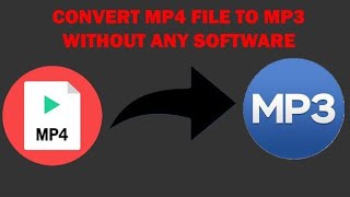 How To Convert Mp4 To Mp3 [upl. by Gaiser]