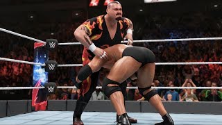 WWE 2K19  Bam Bam Bigelow vs Goldberg  Gameplay PC HD 1080p60FPS [upl. by Kire]