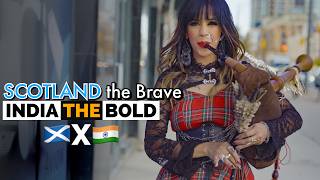 Scotland the Brave India the Bold Bagpipes Official Music Video  The Snake Charmer ft Poczy [upl. by Stanislaus127]