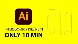 Illustrator  Packaging diline for box in 10 minuts [upl. by Eseela926]