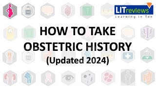 New How to take obstetric history [upl. by Elleinahc]