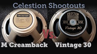 Celestion Vintage 30 Vs M Creamback G12M65 [upl. by Jeremie]