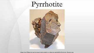 Pyrrhotite [upl. by Dumm]