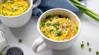 90Second Loaded Keto Egg Cups Fast LowCarb Breakfast [upl. by Hardigg]