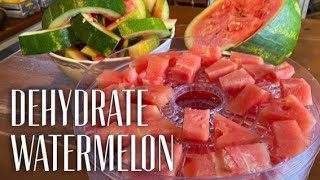 Dehydrating Watermelon  Watermelon Candy [upl. by Ayirp440]