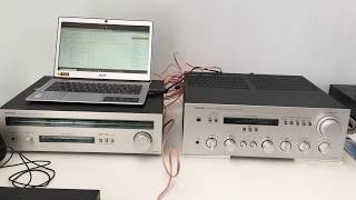 Onkyo A7090 Amplifier  Jamo dynamic D5E  playing Houseman [upl. by Olivann]