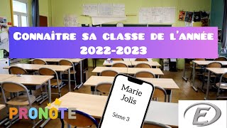 Comment connaître sa classe en avance [upl. by O'Malley]