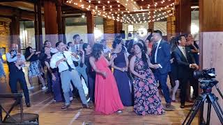 Groom Surprises Bride with Fun Dance [upl. by Tobi689]