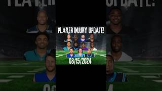 Injury Updates Fantasy Football 08152024 draftkings underdogfantasy fantasyfootball nfl [upl. by Asserat]