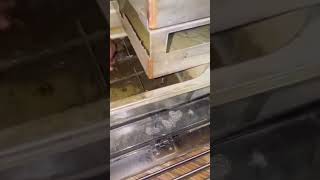 Cleaning filthy heater element causing burning smell shorts refrigeration heater [upl. by Adner]