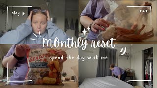 monthly reset CLEANING LINENS seafood BOIL amp LIFE UPDATE [upl. by Myranda843]