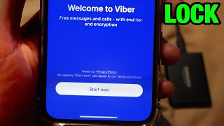 ANY iPhone How To Lock Viber App [upl. by Ulrike336]