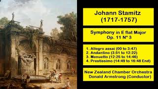 Johann Stamitz 17171757  Symphony in E Flat Major Op 11 Nº 3 [upl. by Hsara987]