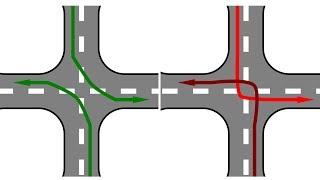 Prüfungsfragen Richtiges einordnen beim linksabbiegen 24 [upl. by Anelah216]
