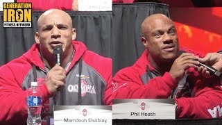 Big Ramy Vs Phil Heath At Heated Olympia 2017 Press Conference  Generation Iron [upl. by Estella]