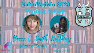 NaNoWriMo 2K23  Day 22  Sprinting w Becca C Smith  Journey to Finish BampB and Cozy Mystery 1 [upl. by Odella664]