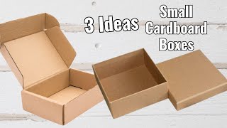 3 BudgetFriendly DIYs Using Small Cardboard Boxes  Creative Cardboard Crafts [upl. by Adyl]