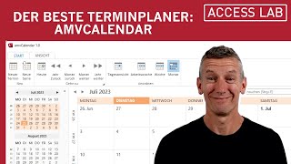 amvCalendar Terminverwaltung für alle AccessAnwendungen [upl. by Sulakcin]