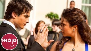 Top 10 Unforgettable Damon amp Elena Moments [upl. by Corbet]