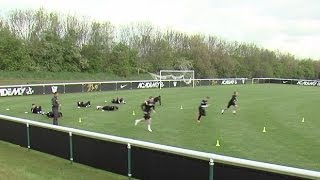 How to improve endurance and core strength  Soccer training drill  Nike Academy [upl. by Farant]