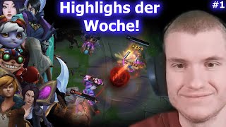 Highlights der Woche 1🤩 ezreal tristana ziggs aphelios jhin kaisa caitlyn [upl. by Hirsch958]