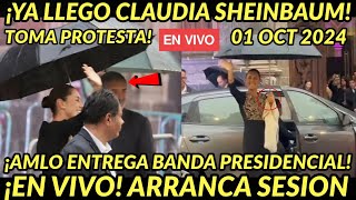 ¡PRESIDENTA PRESIDENTA YA LLEGO CLAUDIA EN VIVO DESDE CONGRESO UNION TOMA PROTESTA [upl. by Coretta]