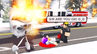 I Crashed My Plane And Stared Hallucinating Roblox [upl. by Brandtr]