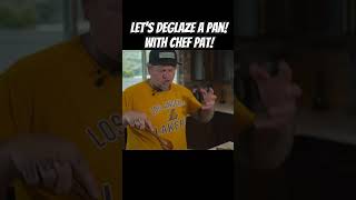 Let’s all deglaze a hot pan together With Chef Pat cooking food steak deglaze cookinmeat [upl. by Yerffoej]