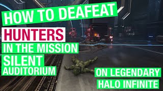 Halo Infinite  Banished Hunter Tips and tricks “guide”  Legendary Difficulty  Silent Auditorium [upl. by Trometer691]