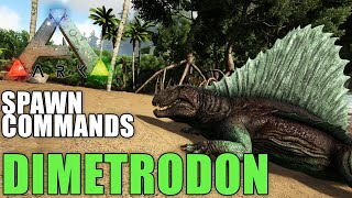 Ark DIMETRODON spawn commands [upl. by Nogaem]