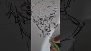 Drawing Gojo Satoru with a matador pen [upl. by Rianon]