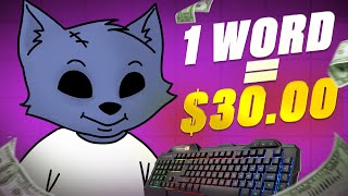 Get Paid 30 for Each Word You Type Start Earning Now  PART 2 [upl. by Gasperoni]