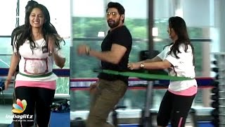 Rana and Anushka workout at Gym l Baahubali l Baahubali 2 l Prabhas l Rana Daggubati [upl. by Eiramesor270]