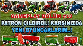 ÇİFTLİKTEKİ TÜM TRAKTÖRLERİ VE REMORKLARI SATIP YENİSİNİ ALDIM  FARMING SIMULATOR 22 55ragnar [upl. by Thirza168]