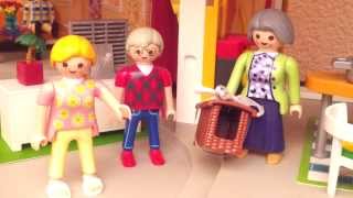 Besuch von Opa und Oma Playmobil Film Haus 5302 Puppenhaus Movie [upl. by Tut]