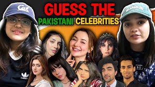 Guess the Pakistani Celebrities  ft RomaisaKhan [upl. by Gavrah]