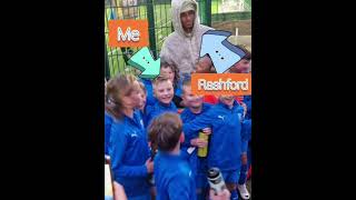 Rashford in Radcliffe Manchester legend famous excitement idol manunited grassroots football [upl. by Vincelette]