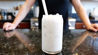 How to make Refreshing Coconut Agua Fresca recipe  Coconut Milk water Drink [upl. by Yerffej]